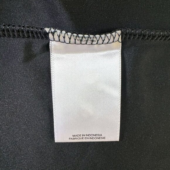 Express Black Velvet Cami Top SzSP Deep V-Neck Criss-Cross Detail Y2K Whimsigoth - Picture 7 of 8